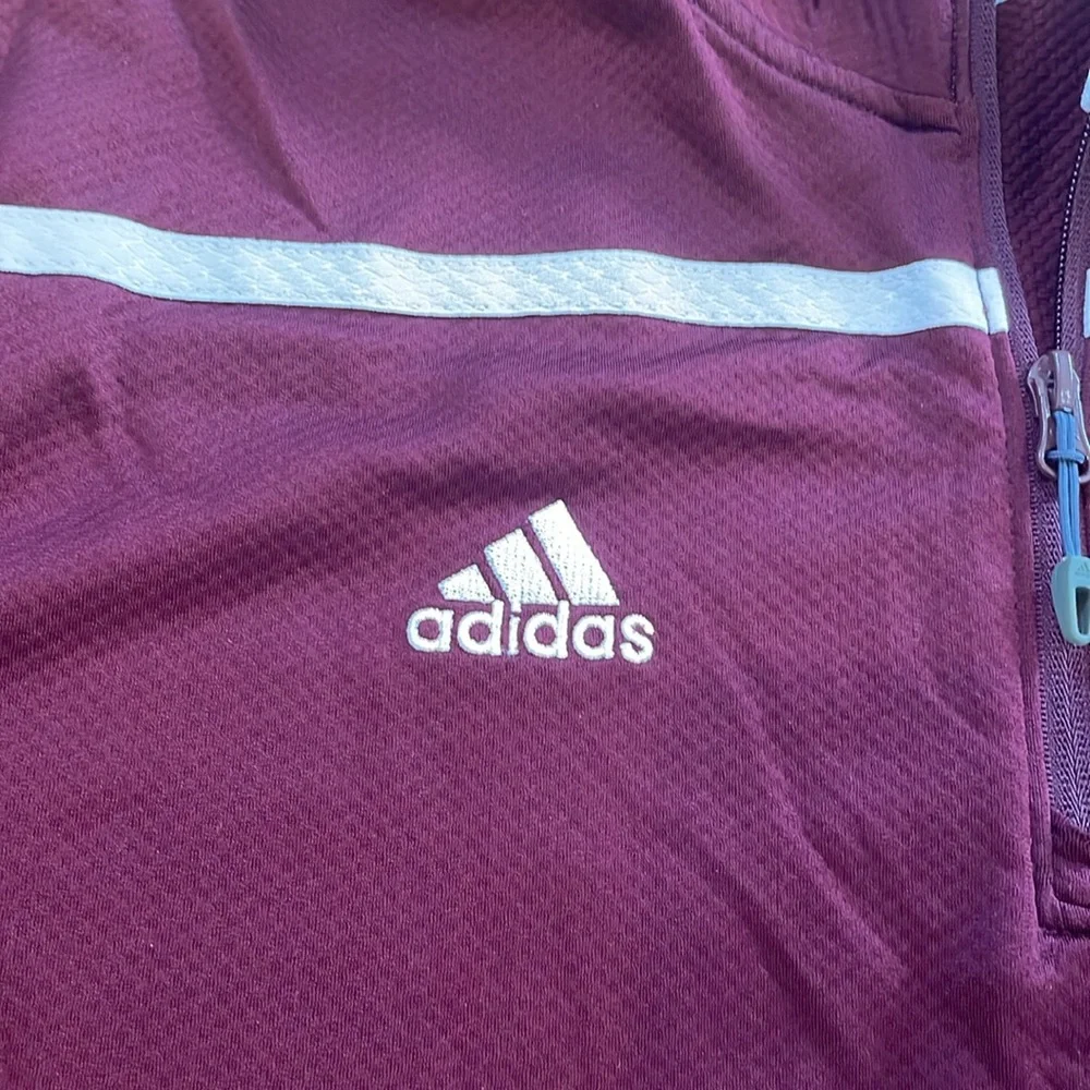 Texas A&M Adidas Quarter Zip Pullover. Size Medium. New W/O Tags.